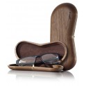 Solid wood case for spectacles: Walnut